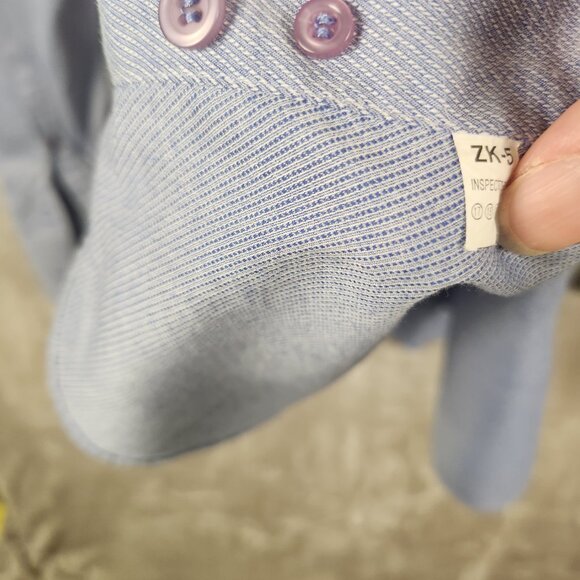 Oscar De La Renta Men's Button Up Shirt French Cuffs Size 17 (34/35'') - Picture 7 of 12